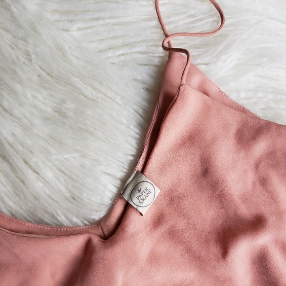 Paper Crane Camisole Crop Top - Pink - Picture 5 of 8